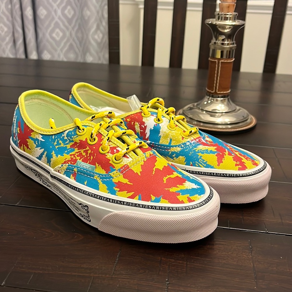Vans Og Authentic Lx Aries Weed Muted Shoes Sneakers new Mens 5.5 = Women’s 7